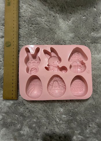 Pembe Pastel Tavşan ve Yumurta Kek Kalıbı - Görsel 4