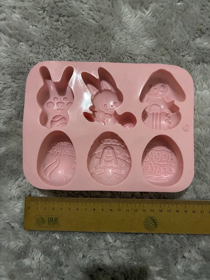 Pembe Pastel Tavşan ve Yumurta Kek Kalıbı - Görsel 3