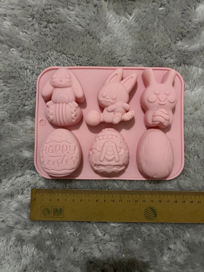 Pembe Pastel Tavşan ve Yumurta Kek Kalıbı - Görsel 2