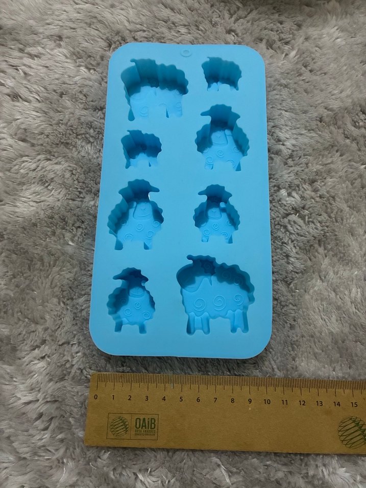 Mavi Koyun Figürlü Kek Kalıbı - Görsel 4