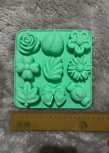 Yeşil Pastel Silikon Kek Kalıbı - Görsel 3