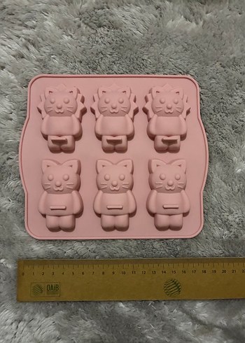 Aslan ve kedi temalı silikon Kalıp - Görsel 3