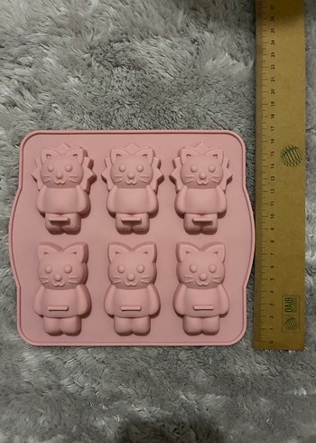 Aslan ve kedi temalı silikon Kalıp - Görsel 2