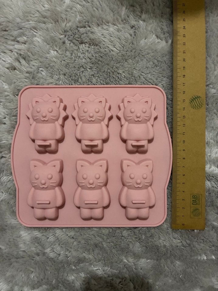 Aslan ve kedi temalı silikon Kalıp - Görsel 2