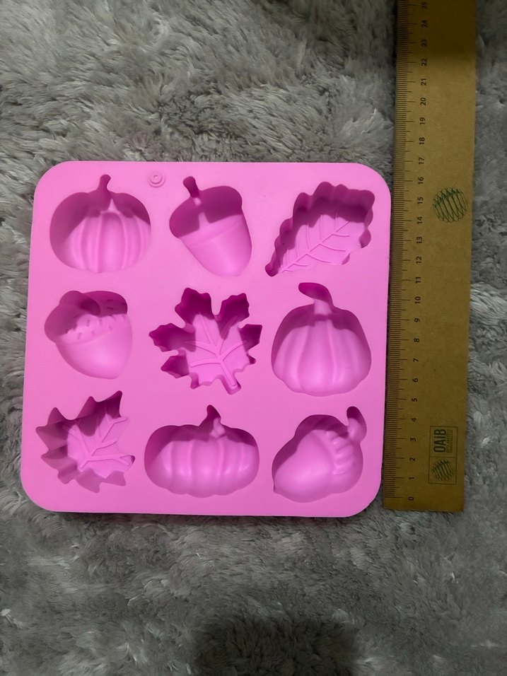 Pembe Sonbahar Temalı Silikon Kek Kalıbı - Görsel 3