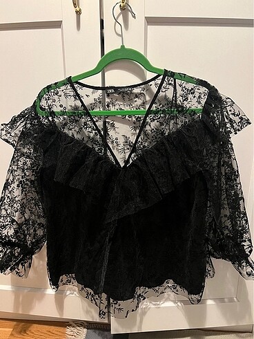 ZARA TÜL BLUZ
