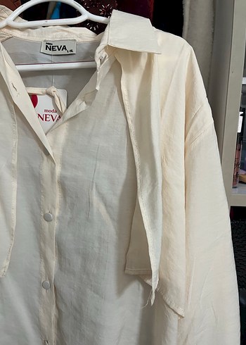 Krem Gömlek - Görsel 2