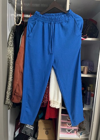 Mavi Yarım Kol Gömlek Alt Takım - Görsel 3