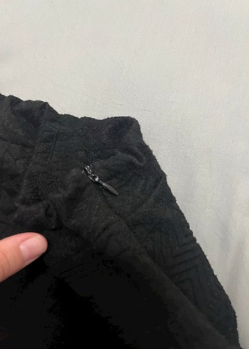 Siyah Kadın Mini Etek - Görsel 3