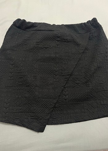 Siyah Kadın Mini Etek - Görsel 2