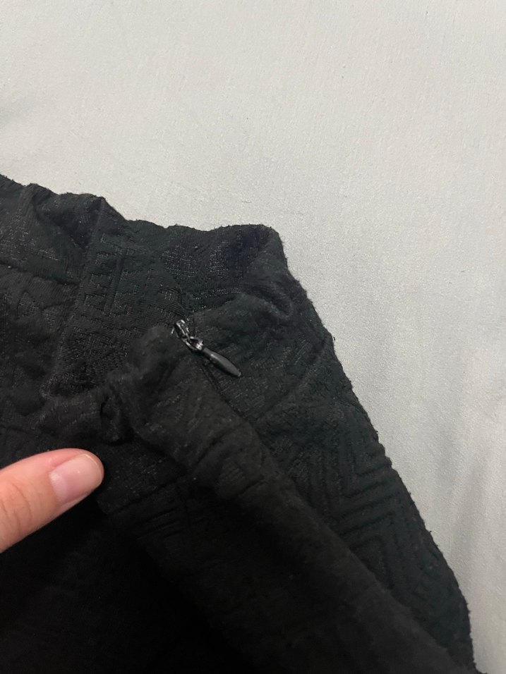 Siyah Kadın Mini Etek - Görsel 3