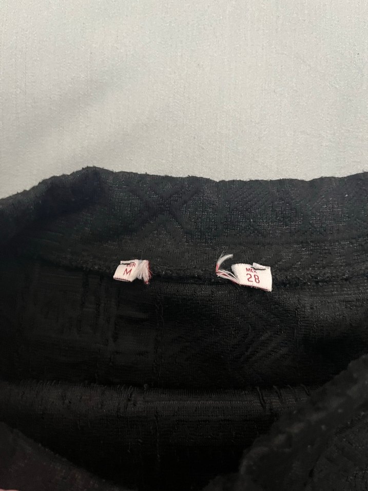 Siyah Kadın Mini Etek - Görsel 4