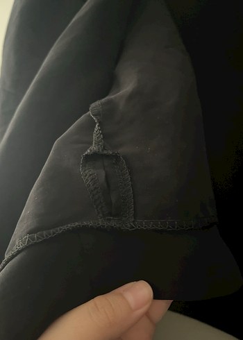 Siyah Yandan Bağlamalı Üst Alt Takım - Görsel 4