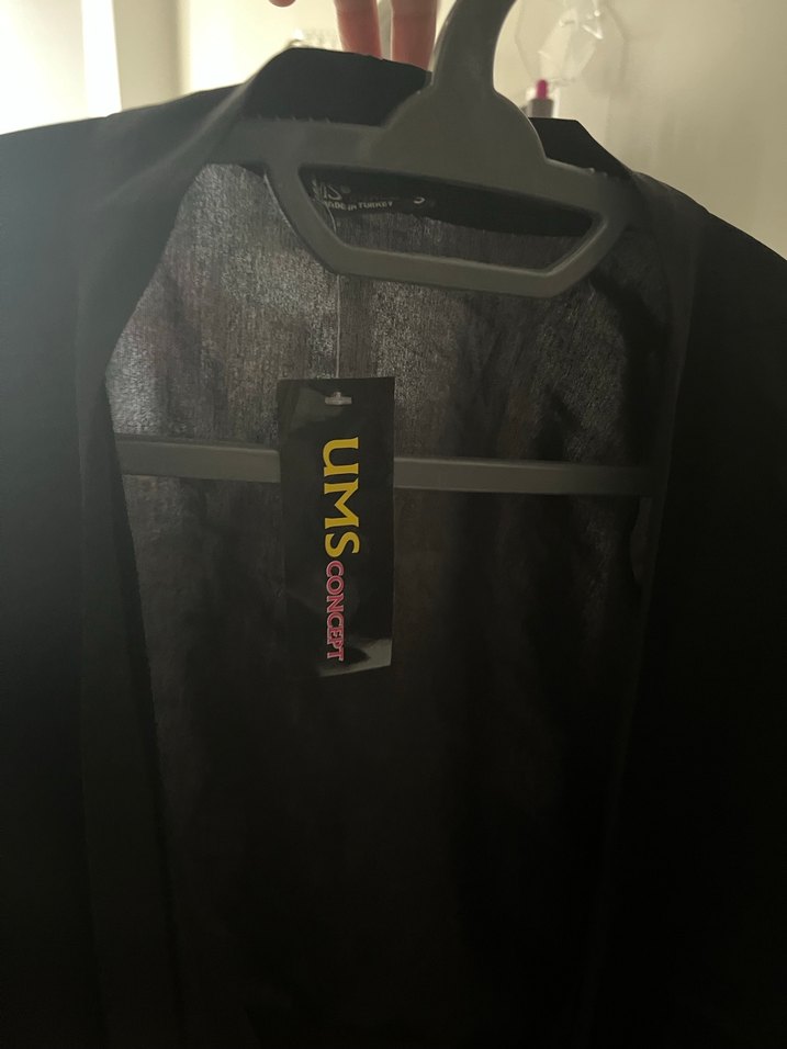 Siyah Yandan Bağlamalı Üst Alt Takım - Görsel 5