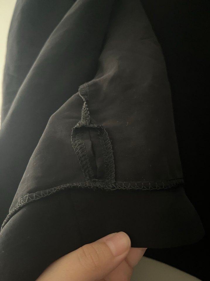 Siyah Yandan Bağlamalı Üst Alt Takım - Görsel 4