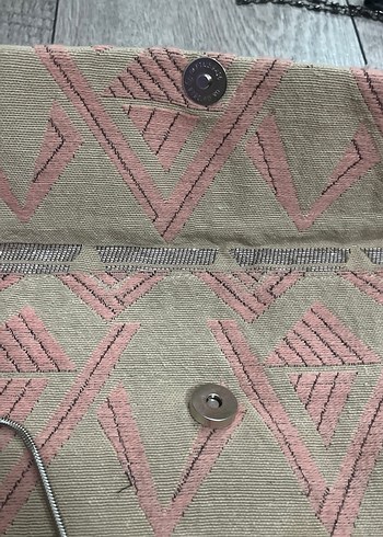 Nakışlı Bohem Kadın Portföy Çanta - Görsel 3