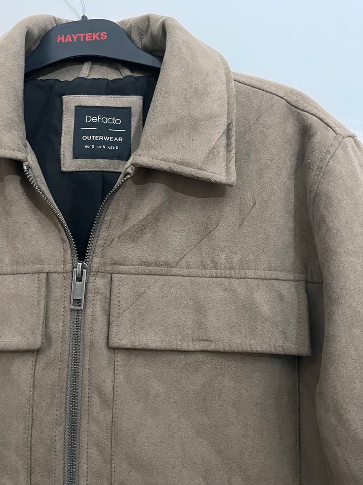 Erkek Kahverengi Süet Ceket - Görsel 3