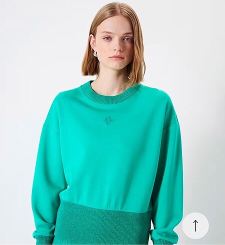 İpekyol mint yeşil sweatshirt