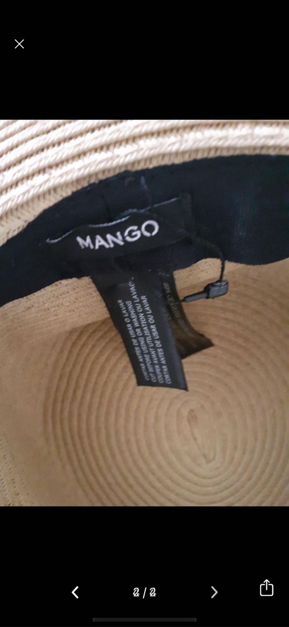 Mango Püsküllü Bej Bohem Kadın Şapka - Görsel 2