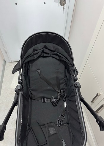 Siyah Bebek Arabası ve Taşıma Koltuğu - Görsel 9