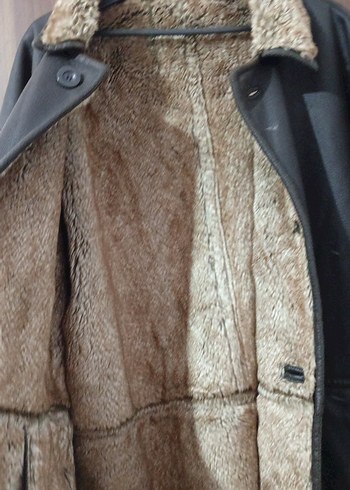 Kahverengi Uzun Deri Erkek Kaban - Görsel 3