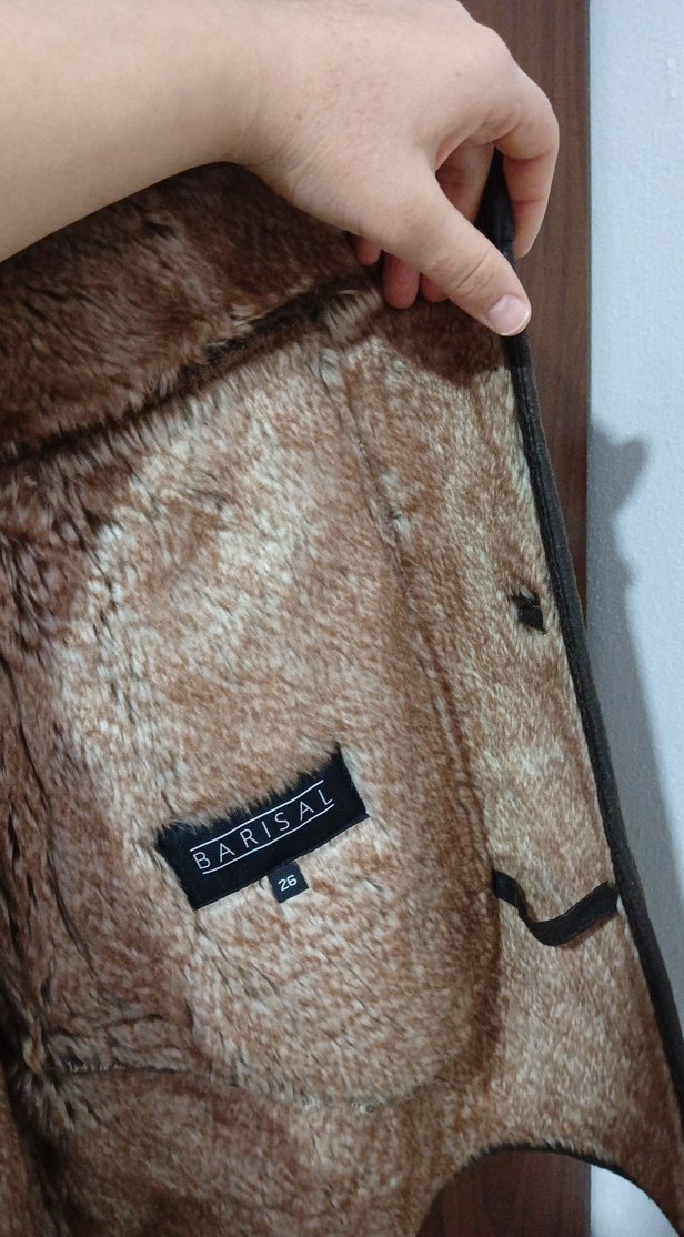 Kahverengi Uzun Deri Erkek Kaban - Görsel 4