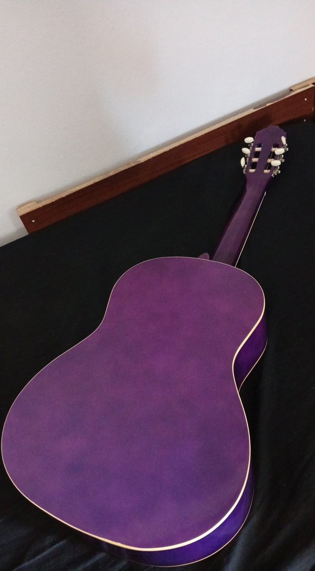 Parlak Mor Klasik Gitar - Görsel 4