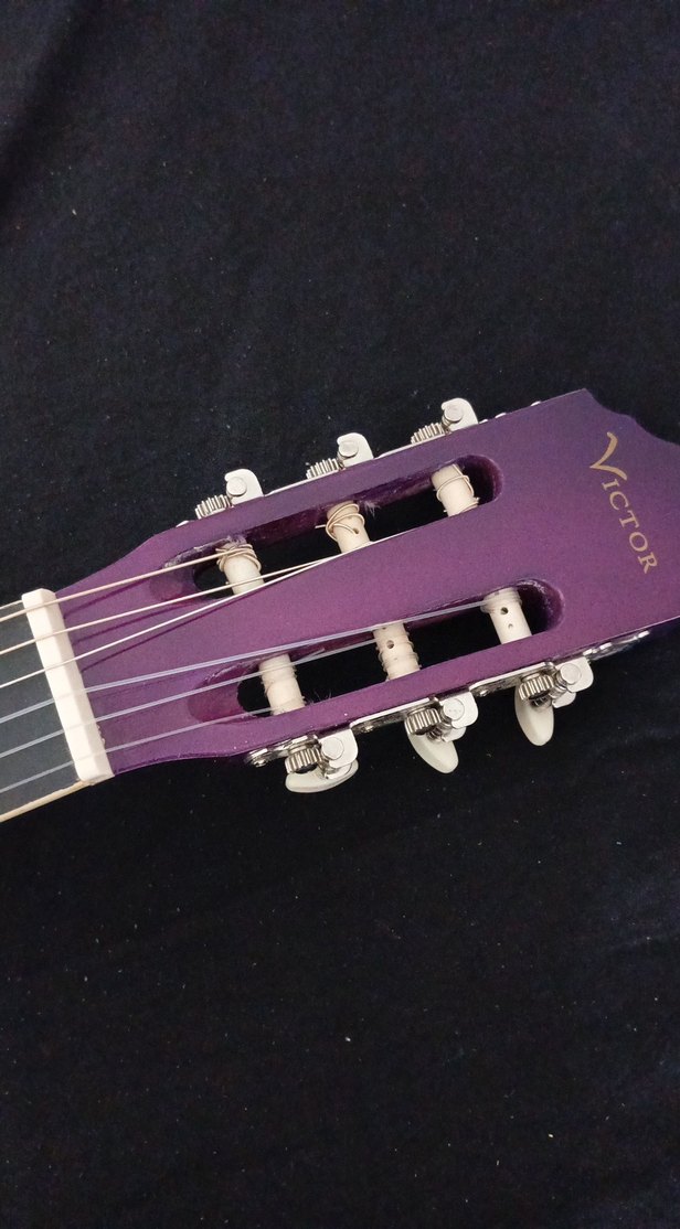 Parlak Mor Klasik Gitar - Görsel 3