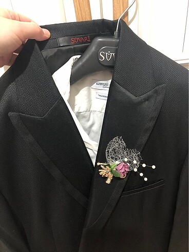 Süvari siyah smokin takım - Görsel 8
