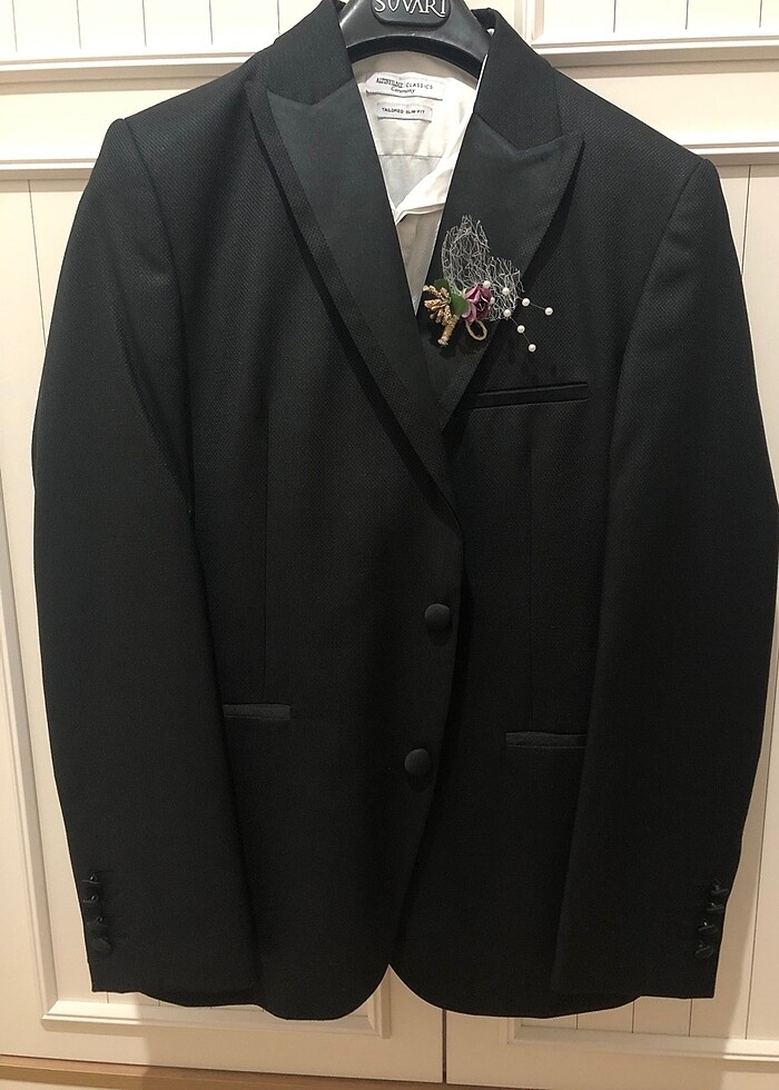 Süvari siyah smokin takım - Görsel 2