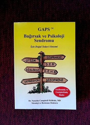 Orijinal GAPS KİTAP (GAPS Tedavisi) - DOĞAL TEDAVİ