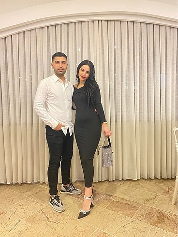 s Beden Siyah elbise