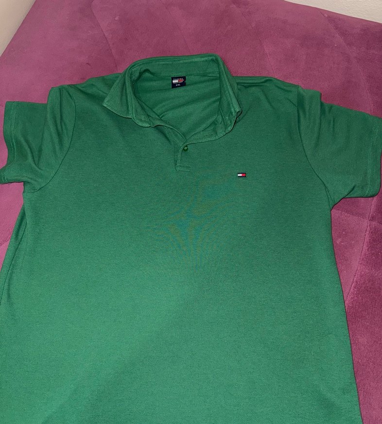 Erkek Yeşil Polo Yaka Kısa Kollu Tişört - Görsel 3