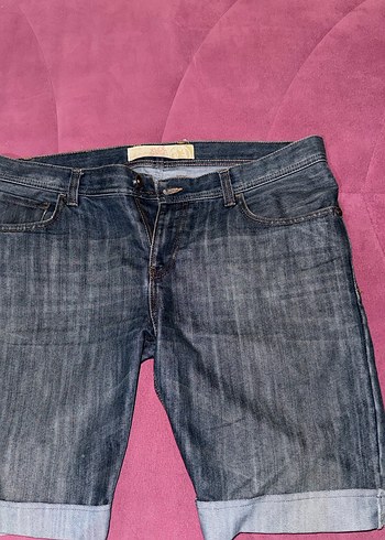 Mavi Erkek Midi Denim Şort - Görsel 2