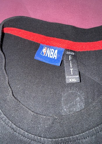 Erkek Siyah NBA Baskılı Oversize Tişört - Görsel 5