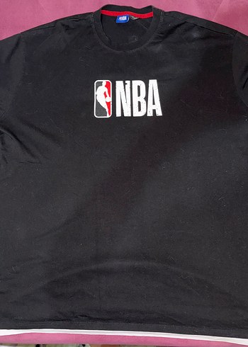 Erkek Siyah NBA Baskılı Oversize Tişört - Görsel 3