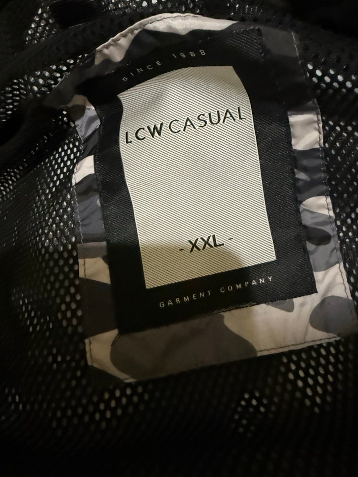 Erkek Gri Kamuflaj Fermuarlı Yağmurluk - Görsel 5