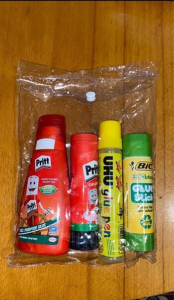 Çoklu pritt/uhu paketi