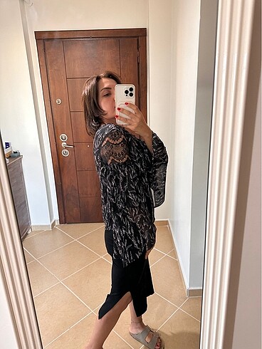 s Beden Zara şifon bluz