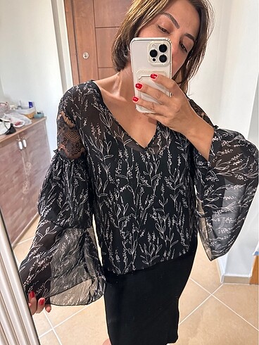 Zara Zara şifon bluz