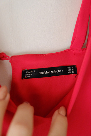 Zara Mini Kırmızı Elbise
