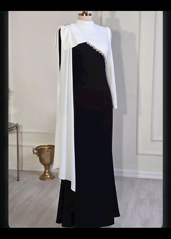 Yüksek Yakalı abiye - Görsel 2