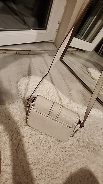 Stradivarius Stradivarius beyaz çanta