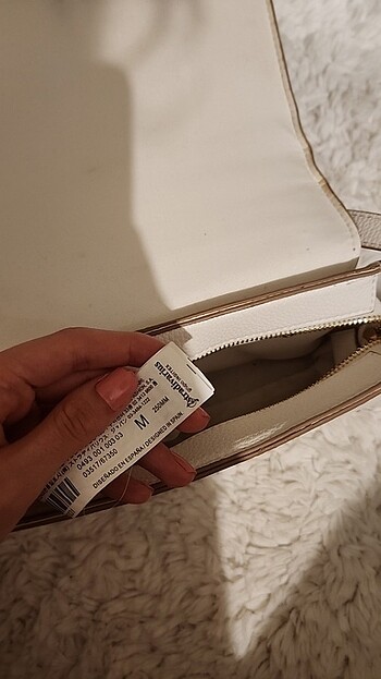  Beden beyaz Renk Stradivarius beyaz çanta
