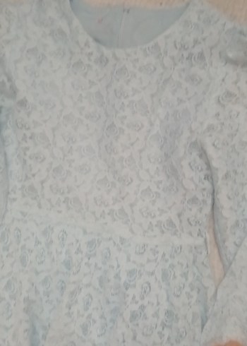 Uzun Kollu Beyaz Dantel Bohem Gelinlik - Görsel 8