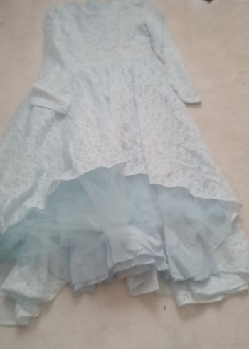 Uzun Kollu Beyaz Dantel Bohem Gelinlik - Görsel 6