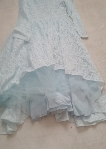 Uzun Kollu Beyaz Dantel Bohem Gelinlik - Görsel 7