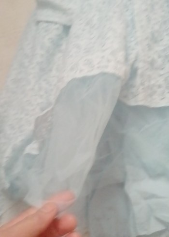 Uzun Kollu Beyaz Dantel Bohem Gelinlik - Görsel 4