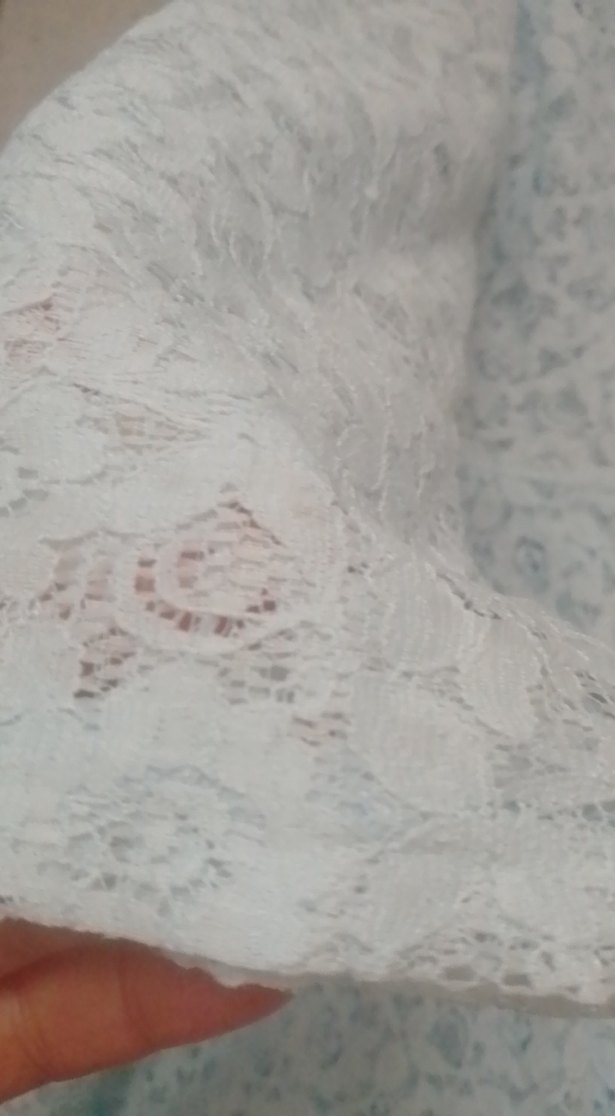 Uzun Kollu Beyaz Dantel Bohem Gelinlik - Görsel 3