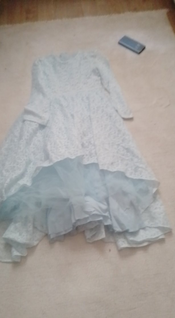 Uzun Kollu Beyaz Dantel Bohem Gelinlik - Görsel 5